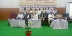 CESS Team & Guests in Seminar on Gandhian Thoughts and Philosophy